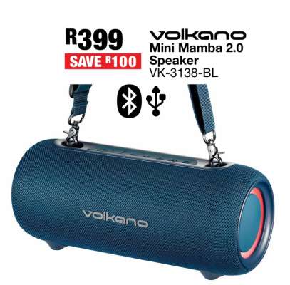 Volkano Mini Mamba 2.0 Speaker VK-3138-BL