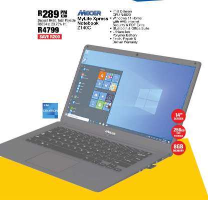 Mecer MyLife Xpress Notebook Z140C