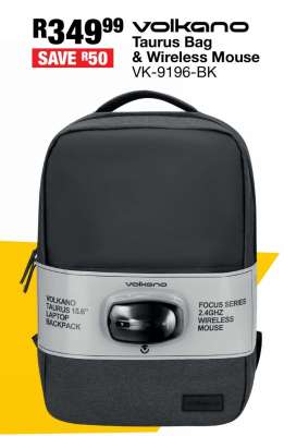 Volkano Taurus Bag & Wireless Mouse VK-9196-BK