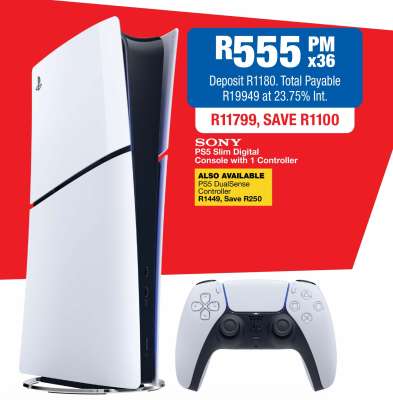 SONY PS5 Slim Digital Console with 1 Controller