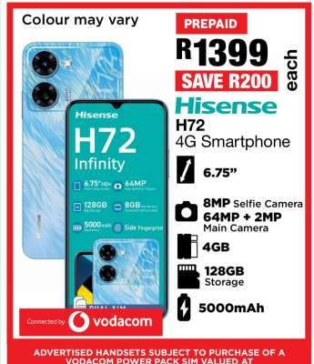 Hisense H72 4G Smartphone