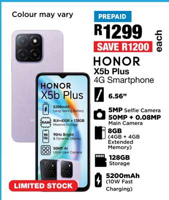HONOR X5b Plus 4G Smartphone