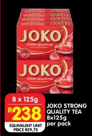 JOKO STRONG QUALITY TEA 8x125g