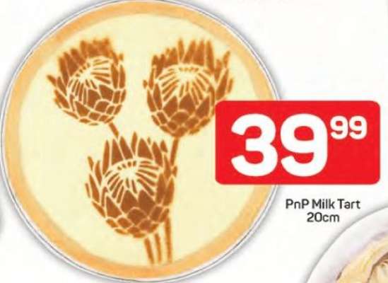 PnP Milk Tart 20cm