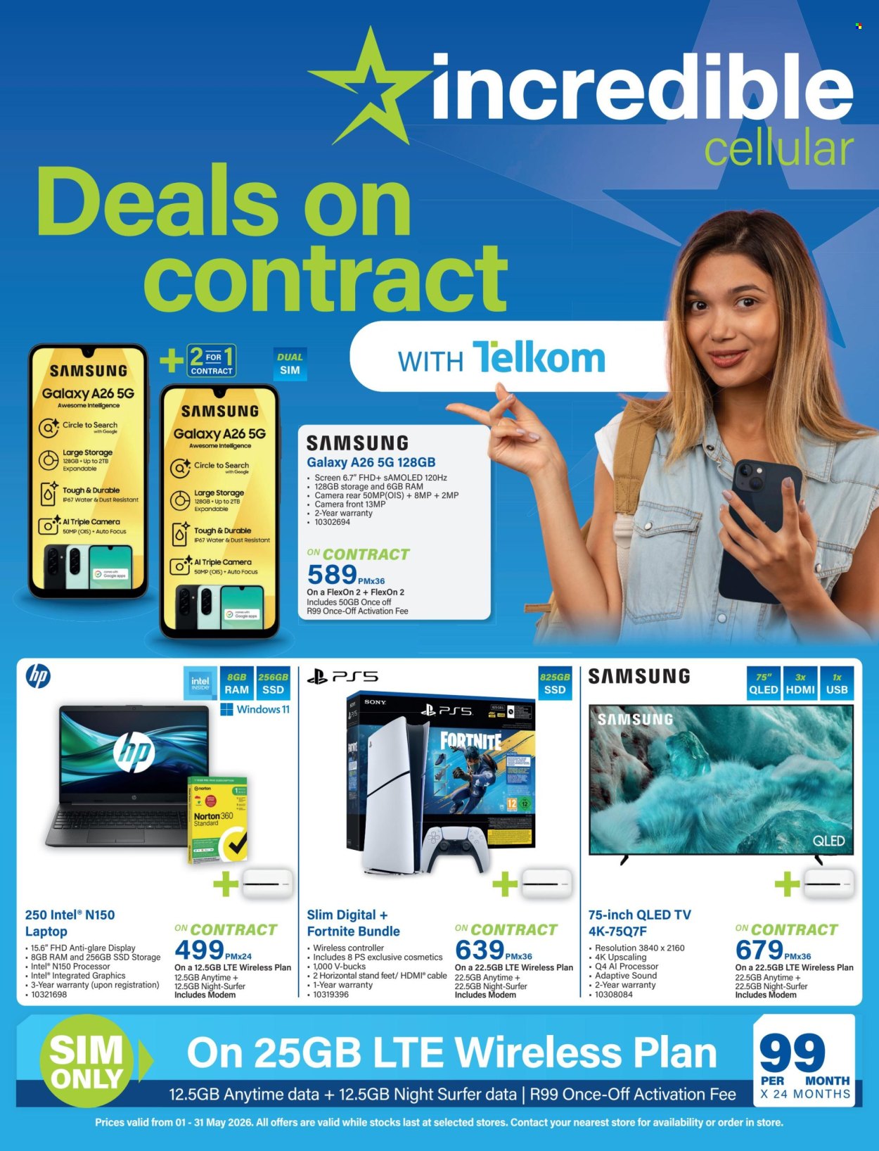 Incredible Connection specials - 01/05/2026 - 31/05/2026. Page 1