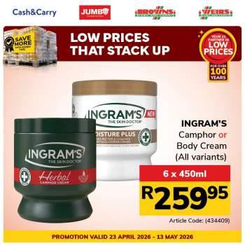 Jumbo Cash & Carry catalogue  - 23/04/2026 - 13/05/2026.