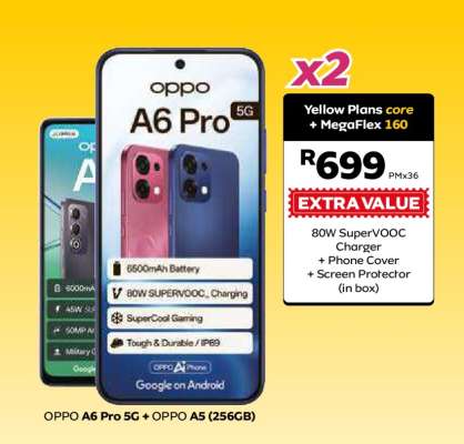 OPPO A6 Pro 5G + OPPO A5 (256GB)