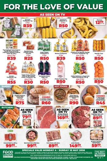 Food Lover's Market catalogue  - 04/05/2026 - 10/05/2026.