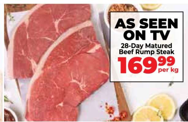 28-Day Matured Beef Rump Steak