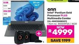 onn Intel® Pentium Gold Processor PLUS Multimedia Combo