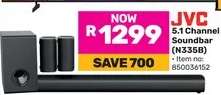 JVC 5.1 Channel Soundbar (N335B)