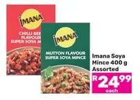 Imana Soya Mince 400 g Assorted