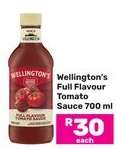 Wellington's Full Flavour Tomato Sauce 700 ml