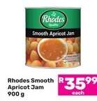 Rhodes Smooth Apricot Jam