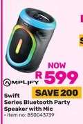 Amplify Swift Series Bluetooth Party Speaker with Mic