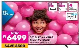 58" QLED 4K VIDAA Smart TV (58Q60)