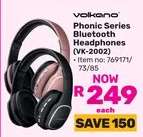Volkano Phonic Series Bluetooth Headphones (VK-2002)