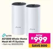 Tp-Link AC1200 Whole-home Mesh Wi-Fi System
