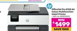 OfficeJet Pro 8123 A4 Colour Multifunction Inkjet Printer