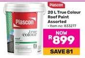 Plascon 20 L True Colour Roof Paint Assorted
