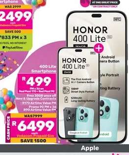 HONOR 400 Lite Smartphone