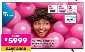 50" UHD Smart TV