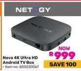 NOVA 4K Ultra HD Android TV Box