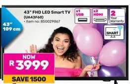 43” FHD LED Smart TV (UA43F60)