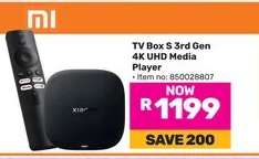 TV Box S 3rd Gen 4K UHD Media Player