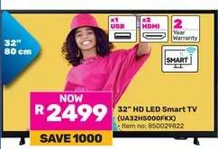 32" HD LED Smart TV (UA32H5000FKX)