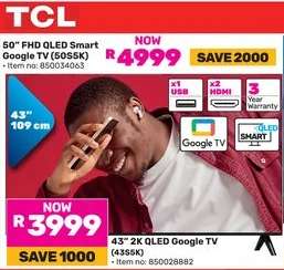 50" FHD QLED Smart Google TV (50S5K)