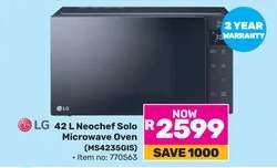 LG 42 L Neochef Solo Microwave Oven
