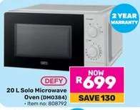 DEFY 20 L Solo Microwave Oven (DM0384)