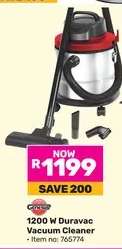1200 W Duravac Vacuum Cleaner