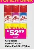 Air Scents Aerosol Mixed Value Pack