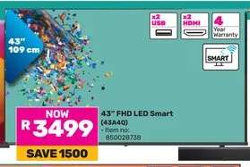 43" FHD LED Smart