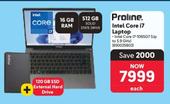 Proline Intel Core i7 Laptop