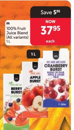 100% Fruit Juice Blend (All variants)