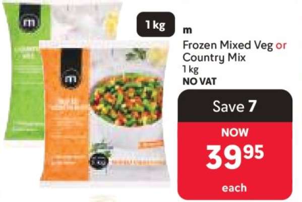 Frozen Mixed Veg or Country Mix