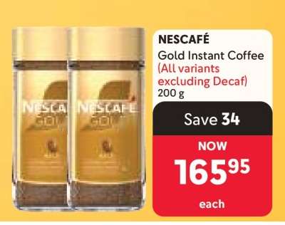 NESCAFÉ GOLD INSTANT COFFEE