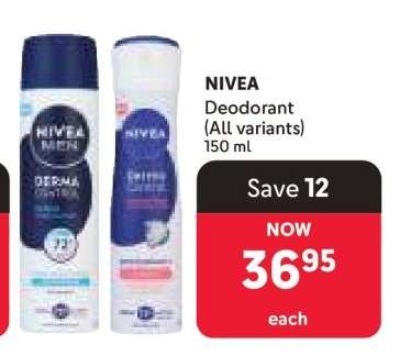 Nivea Deodorant