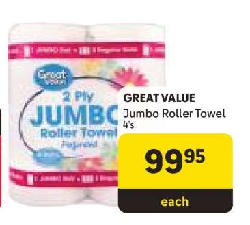 Jumbo Roller Towel 4's