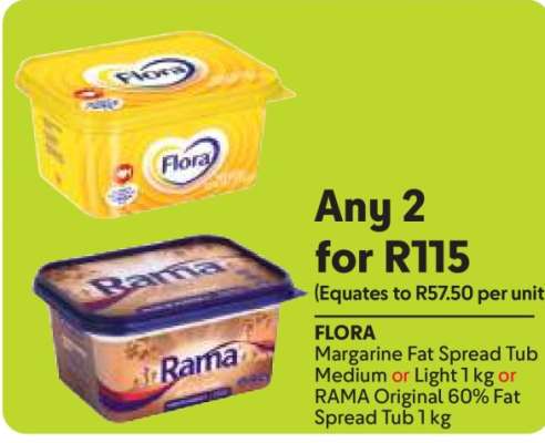 FLORA/RAMA Margarine