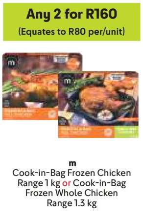 Cook-in-Bag Frozen Chicken