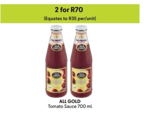 All Gold Tomato Sauce 700 ml