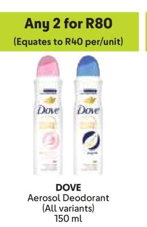 Dove Aerosol Deodorant