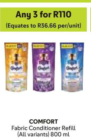Comfort Fabric Conditioner Refill