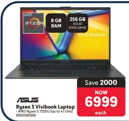 ASUS Ryzen 3 Vivibook Laptop
