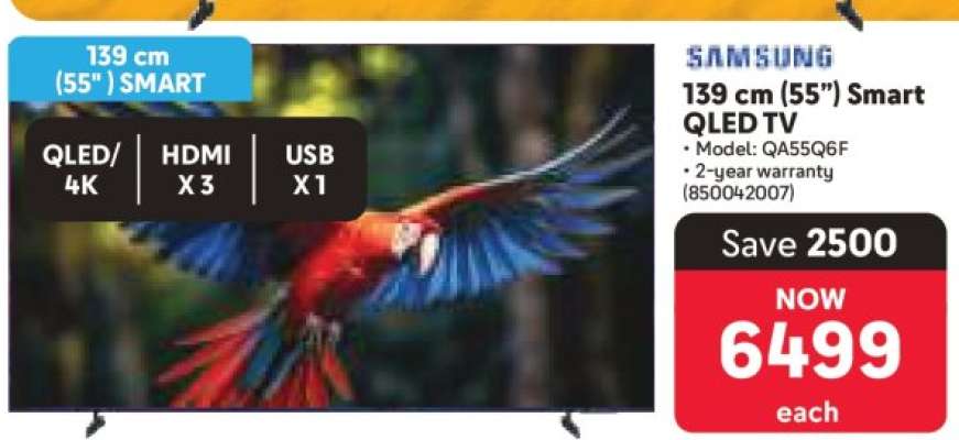 Samsung 139 cm (55") Smart QLED TV