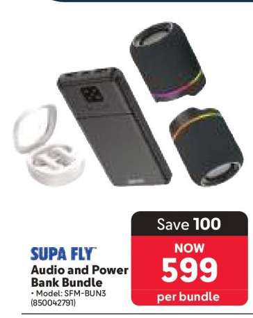 SUPA FLY Audio and Power Bank Bundle